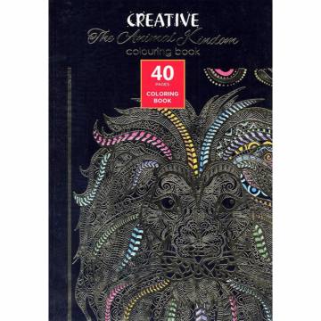 Pobarvanka CREATIVE odrasla živali 40l 9306