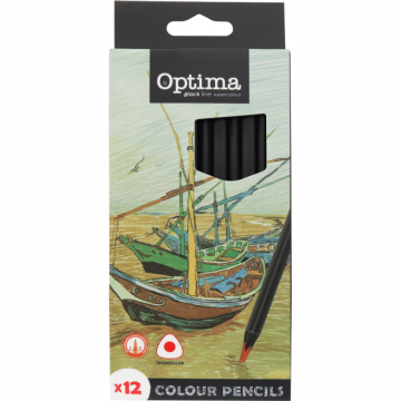 Barvice OPTIMA trikotne 12/1 karton 12/1 10977