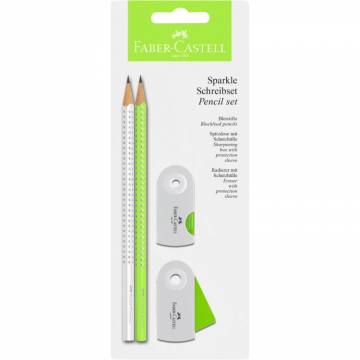 Set Faber-Castell Sparkle zel./bela 2018 10105