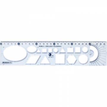 Ravnilo NOMA 5 - modra Modra 10545