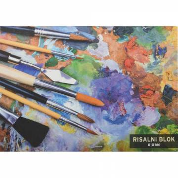 BLOK RIS. BARVNA PALETA A3 20L A3 10736