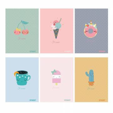 Zvezek Street Sweet A4 črte z robom A4 10851