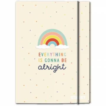 Mapa z elastiko A4, Street Rainbow 10876