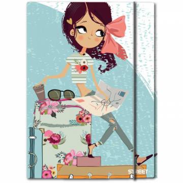 Mapa z elastiko Street kids A4 600G 10881