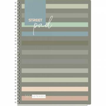 ZVEZEK ŠPIRALA S.PAD LINES A4 1R 100L A4 10910