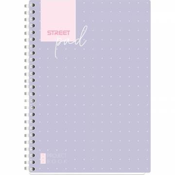 ZVEZEK ŠPIRALA S.PAD DOTS A5 5M 100L A5 10937