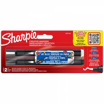 MARKER SHARPIE AKRILNI BLISTER 2/1 11181