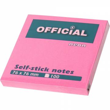 Samolepilni lističi Official, roza 100/1 11721