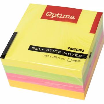 Samolepilni lističi OPTIMA, neon barve 11724