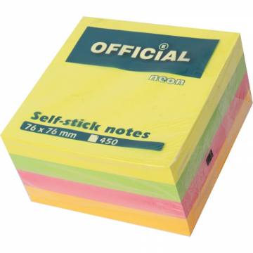 Samolepilni lističi Official, neon barve 11725