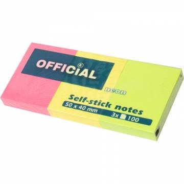 Samolepilni lističi Official, neon barve 11727