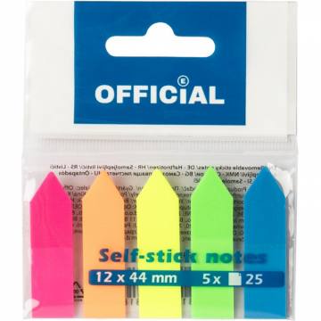 Samolepilni označevalci strani Official Roza 11735