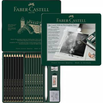 SET FC CASTELL9000&PITT GRAPH.MATT 20/1 11962