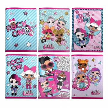 Zvezek A4, LOL črtast (različni motivi) A4 11124