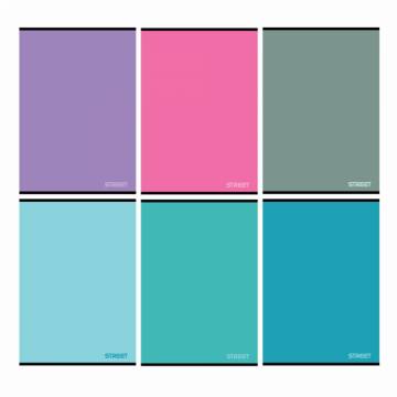 ZVEZEK STREET COLOURS A4 5M 54L A4 11434