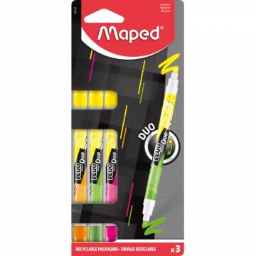 Fluo marker MAPED dvojni 3/1 12314