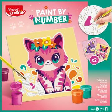 SET KREATIVNI MAPED BARV.PO ŠTEV.MUCEK 12366