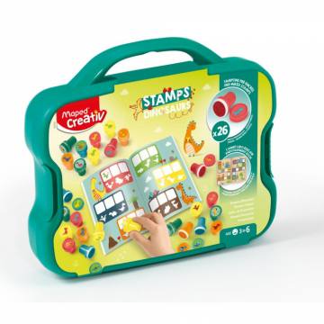 SET KREATIVNI MAPED ŠTAMPILJKE DINO 26/1 12373