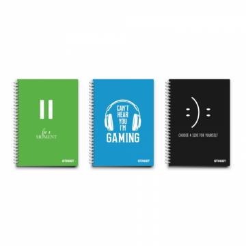 Špiralni zvezek Neon A4 mali karo A4 12402