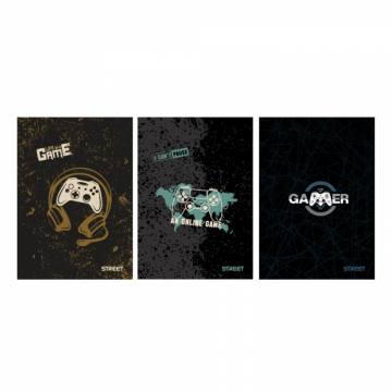 Zvezek Street Gaming A4 črte A4 12417