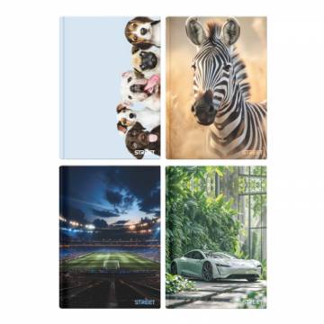 Zvezek trdi Street Maxi A4 črte A4 12465