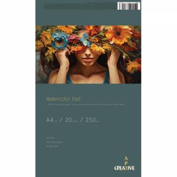 Akvarelni blok Creative A4 20L 230GR. A4 12478