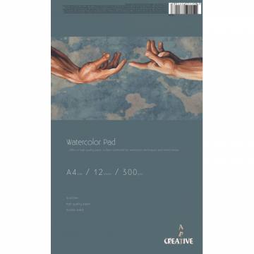 Akvarelni blok Creative A4 12L 300GR. A4 12480