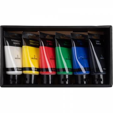 Akrilne tempera barvice 6X75ML 12/1 12491